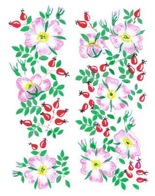 Flowers Petals Bouquet Stickdatei