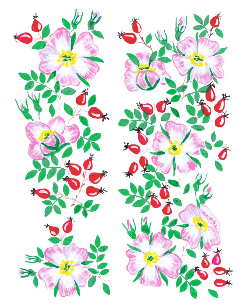 Flowers Petals Bouquet Stickdatei – Blumen
