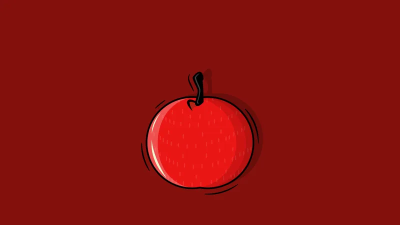Apple Fruit Red Stickdatei – Essen & Trinken