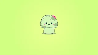 Mushroom Emoji Smile Stickdatei