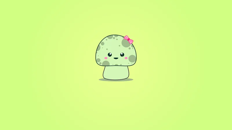 Mushroom Emoji Smile Stickdatei – Natur