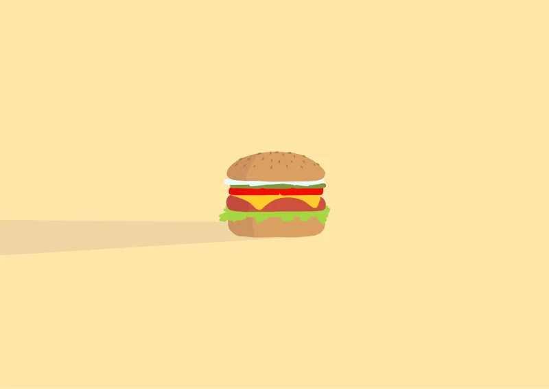 Burger Food Meal Stickdatei – Essen & Trinken
