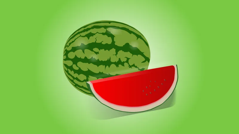 Watermelon Slice Fruit Stickdatei – Essen & Trinken