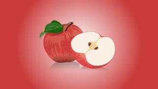 Apple Fruit Food Stickdatei – Essen & Trinken