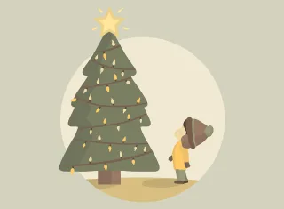 Christmas Tree Celebration Stickdatei