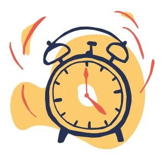 Alarm Clock Time Stickdatei