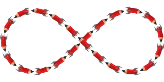 Pencil Rocket Infinity Stickdatei