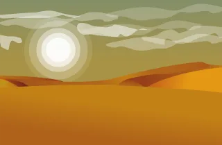Desert Sand Dunes Stickdatei