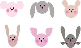 Heads Animals Head Stickdatei