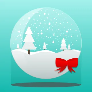 Snow Ball Christmas Stickdatei