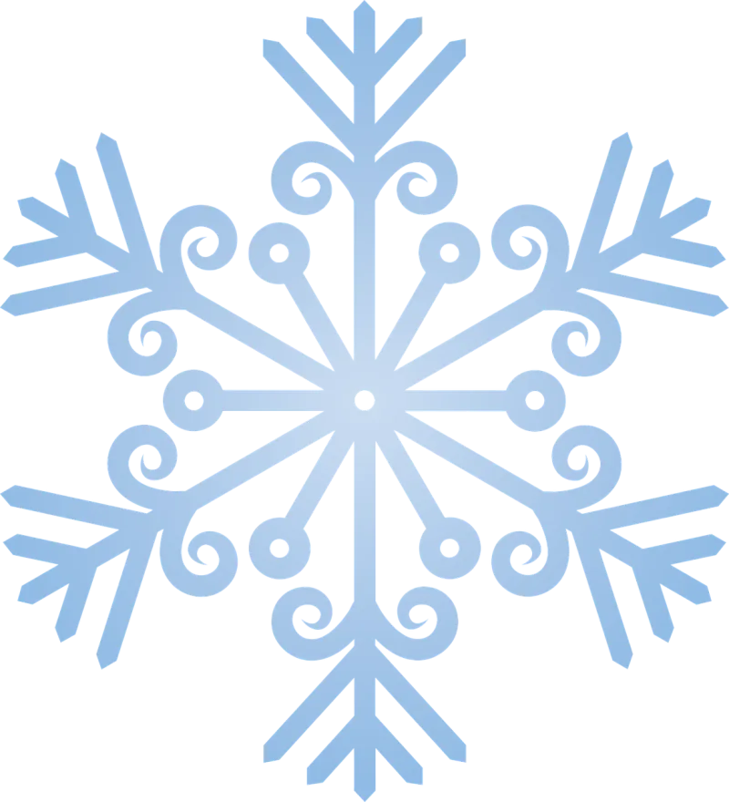 Snowflake Blue Snow Stickdatei – Weihnachten