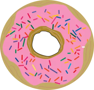 Donut Food Pastry Stickdatei