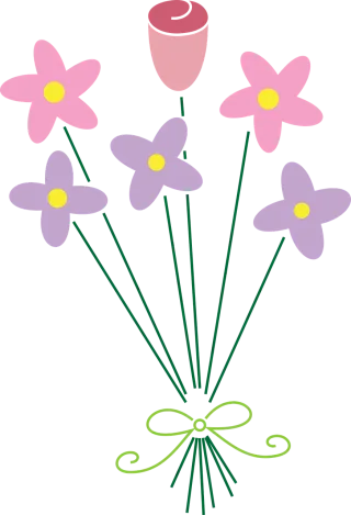Bouquet Flowers Roses Stickdatei