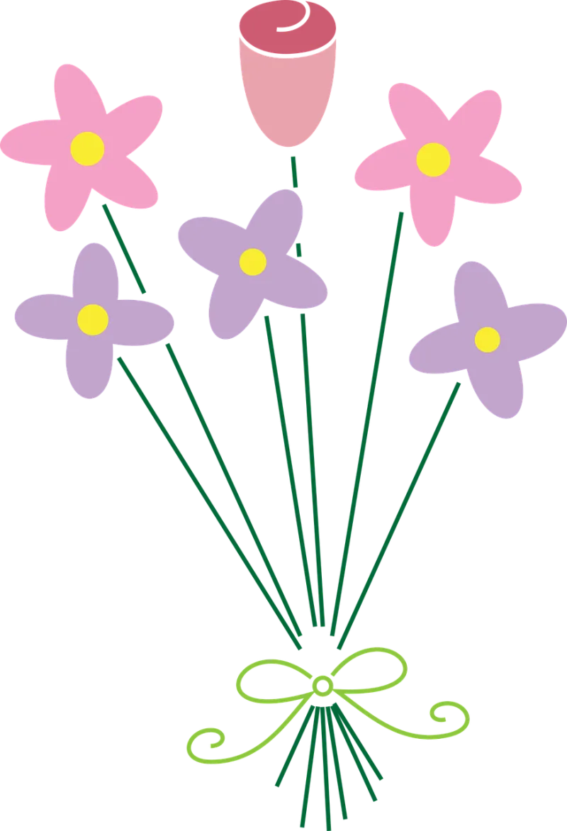 Bouquet Flowers Roses Stickdatei – Blumen