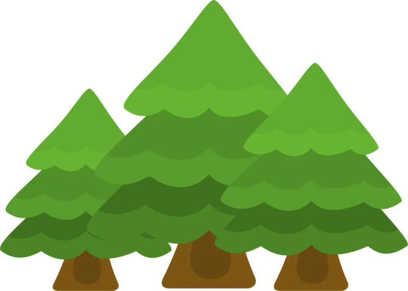 Trees Forest Woods Stickdatei – Natur