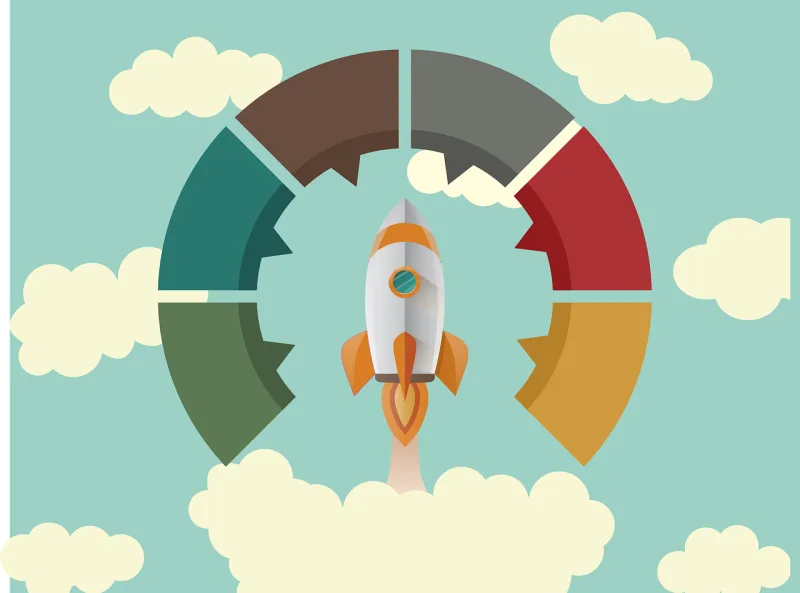 Infographic Template Launch Stickdatei – Kinder