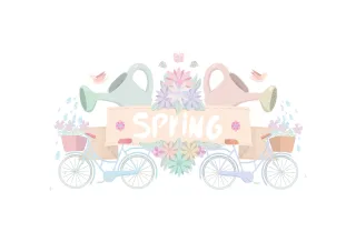 Spring Flower background Flowers Stickdatei