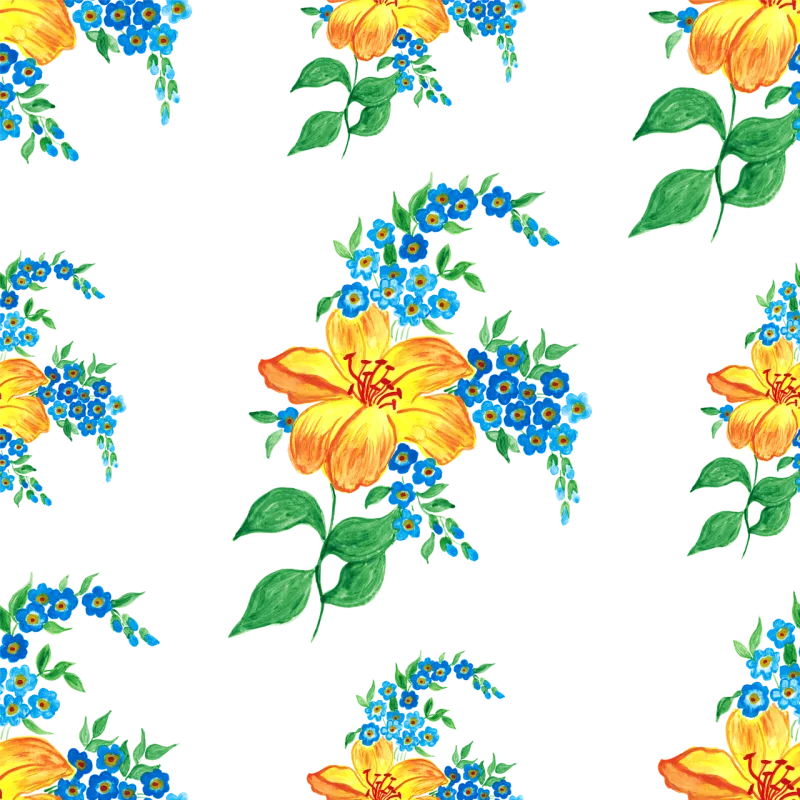 Flowers Nature Wallpaper Stickdatei – Blumen
