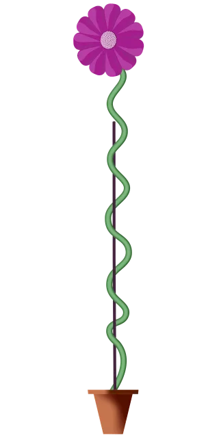 Daisy Vine Plant Stickdatei