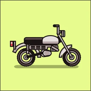 Motorcycle Moto Gas Stickdatei