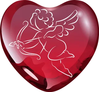 Holiday Valentine A heart Stickdatei