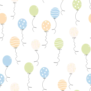 Balloon Children Template Stickdatei