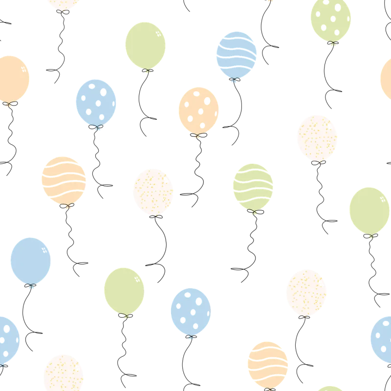 Balloon Children Template Stickdatei – Kinder