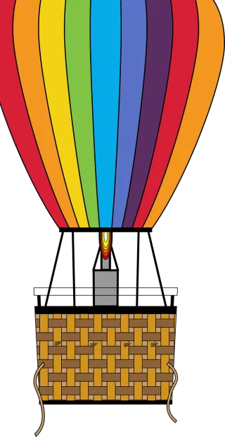 Hot air balloon Gondola Ballooning Stickdatei