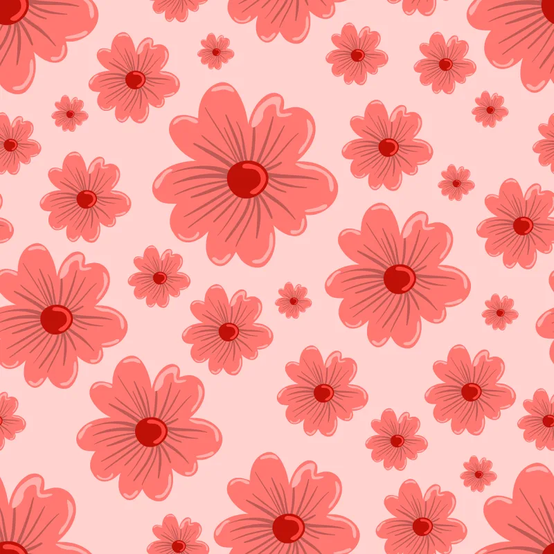 Flowers Pink Floral Stickdatei – Blumen