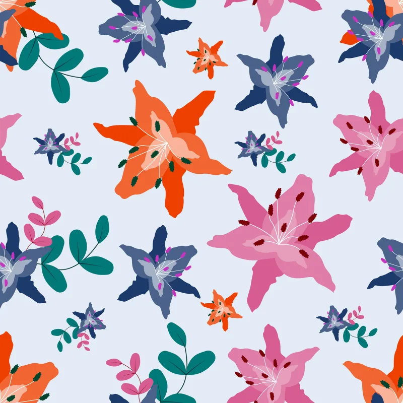 Flowers Flower background Floral Stickdatei – Blumen