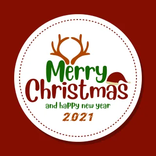 Merry christmas Christmas card Decoration Stickdatei