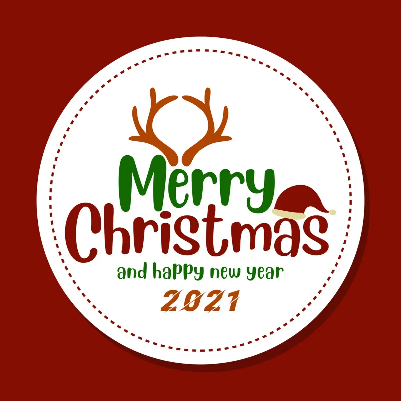 Merry christmas Christmas card Decoration Stickdatei – Weihnachten