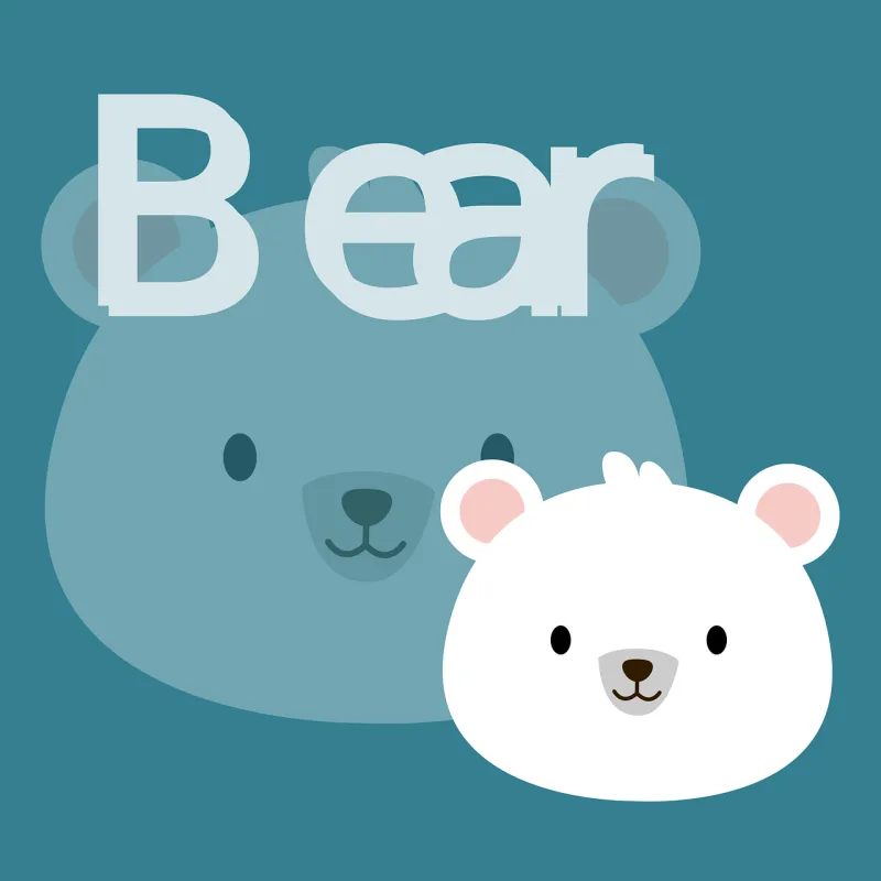 Bear Teddy Mammal Stickdatei – Kinder