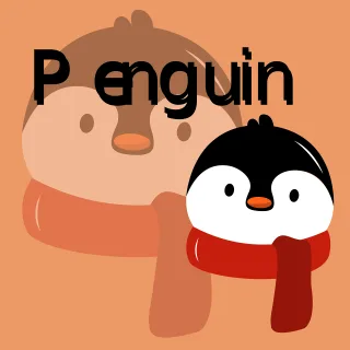 Penguin Animal Bird Stickdatei