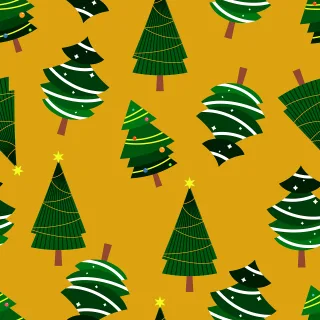 Tree Christmas Pattern Stickdatei