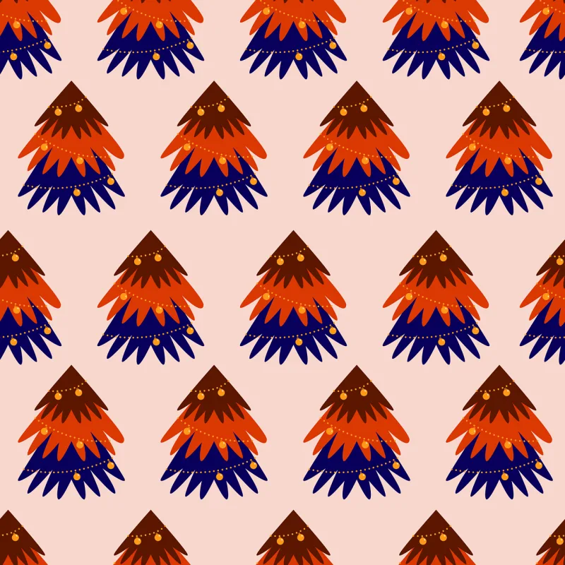 Tree Leaves Christmas Stickdatei – Weihnachten