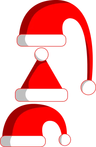 Santa claus Nature Hat Stickdatei