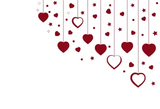 Valentine Hearts Decoration Stickdatei – Herzen & Liebe