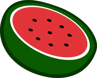 Watermelon Fruit Sweet Stickdatei