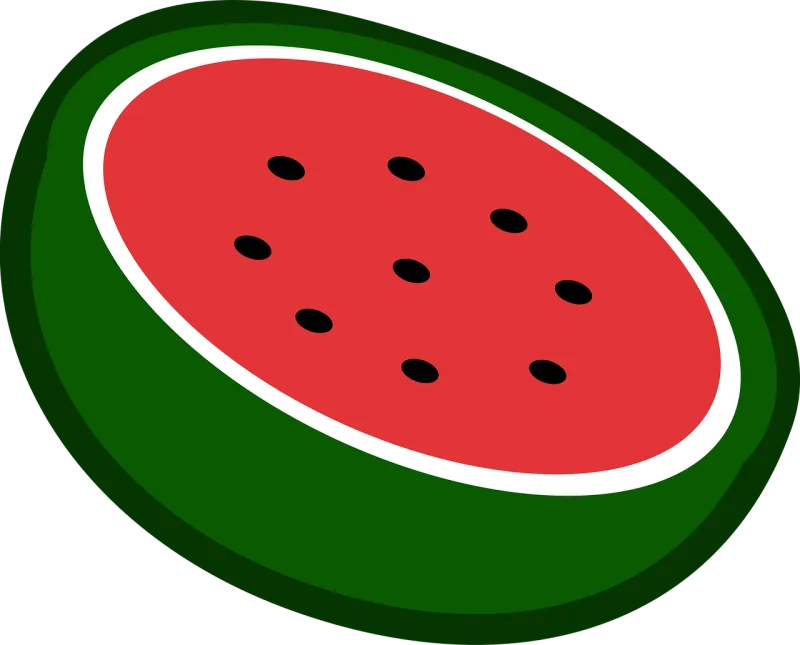 Watermelon Fruit Sweet Stickdatei – Essen & Trinken