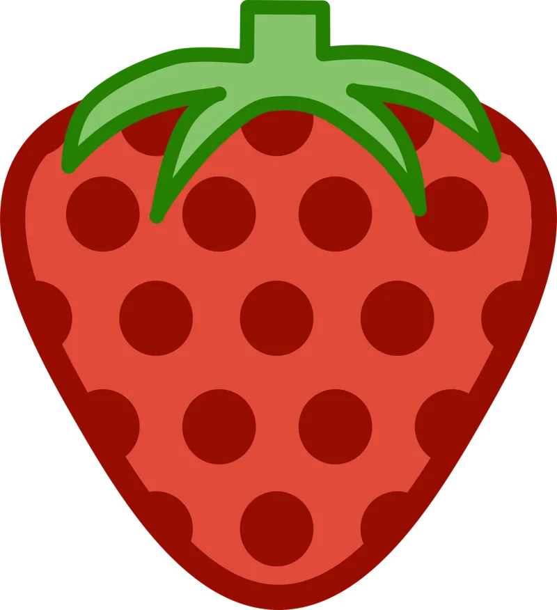Strawberry Fruit Sweet Stickdatei – Essen & Trinken