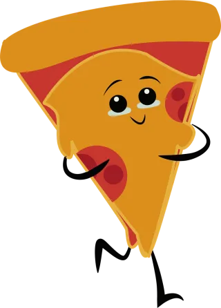 Pizza Pepperoni Snack Stickdatei