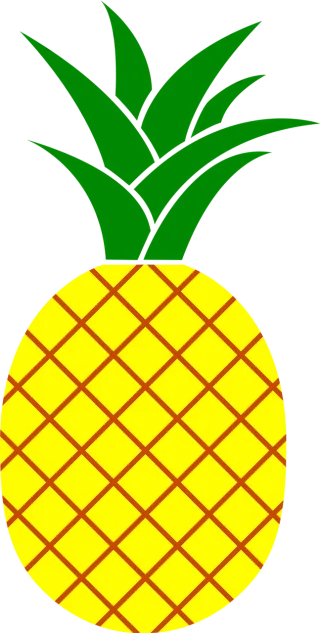 Pineapple Nature Fruit Stickdatei