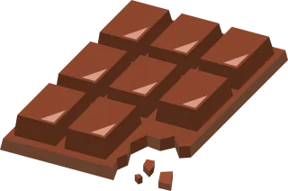 Chocolate Food Icon Stickdatei