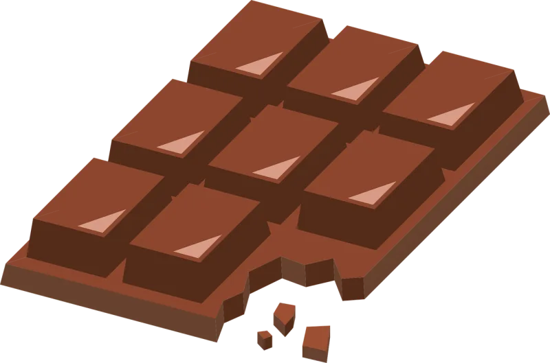 Chocolate Food Icon Stickdatei – Essen & Trinken