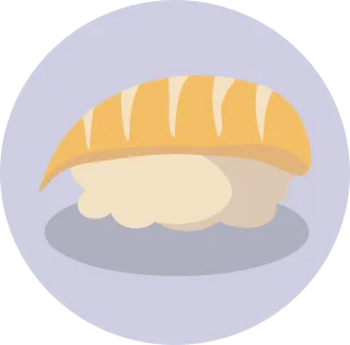 Sushi Food Dish Stickdatei