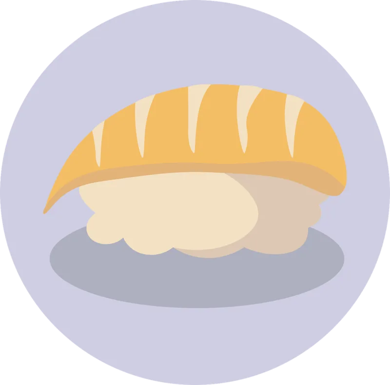 Sushi Food Dish Stickdatei – Essen & Trinken