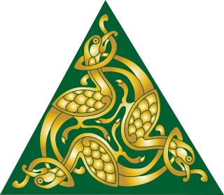 Celtic Triangle Symbol Stickdatei