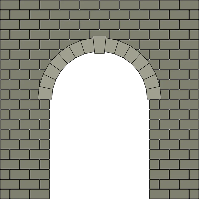 Gate Bow Entrance Stickdatei – Kinder