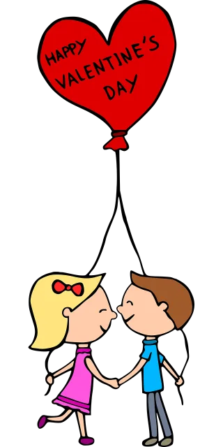 Couple Love Balloon Stickdatei